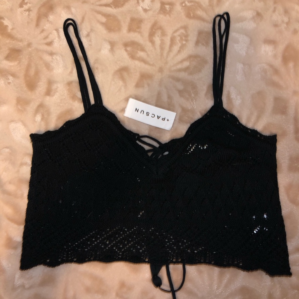 Pacsun tie up shirt